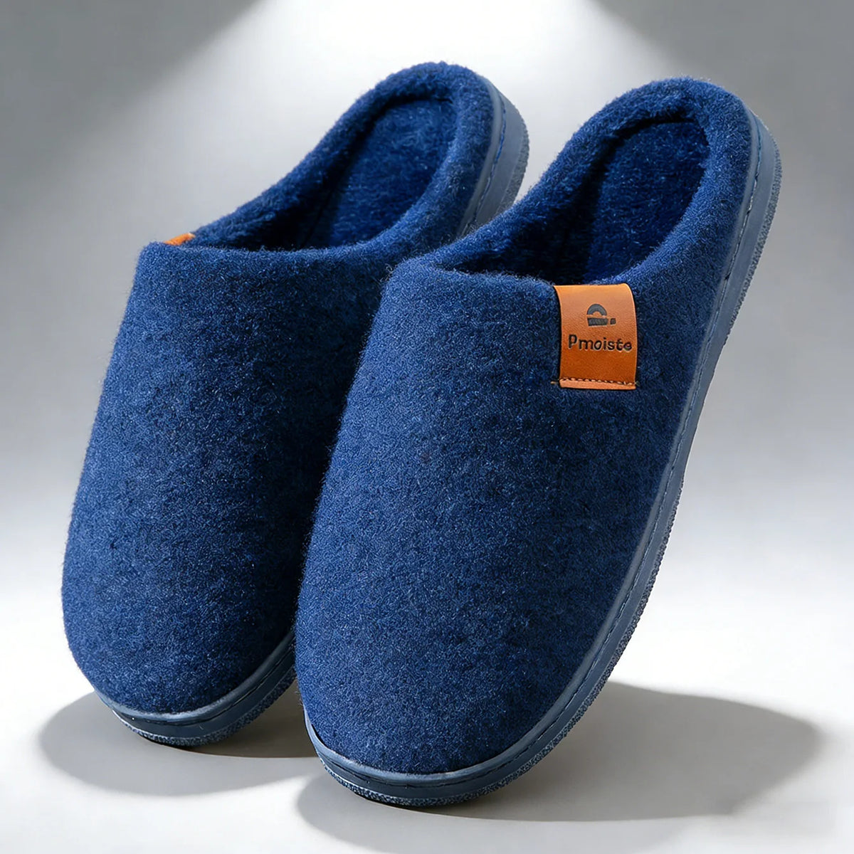 Winter Felt Platform House Slippers