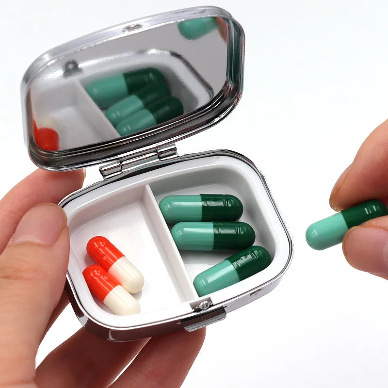 Retro Metal Pill Box