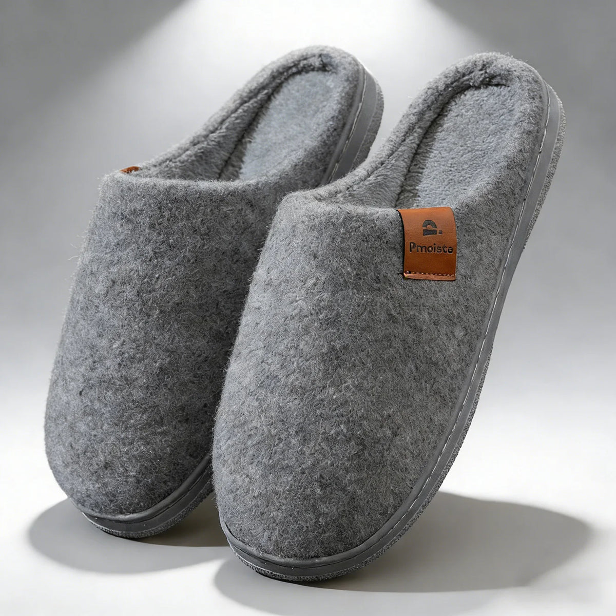 Winter Felt Platform House Slippers