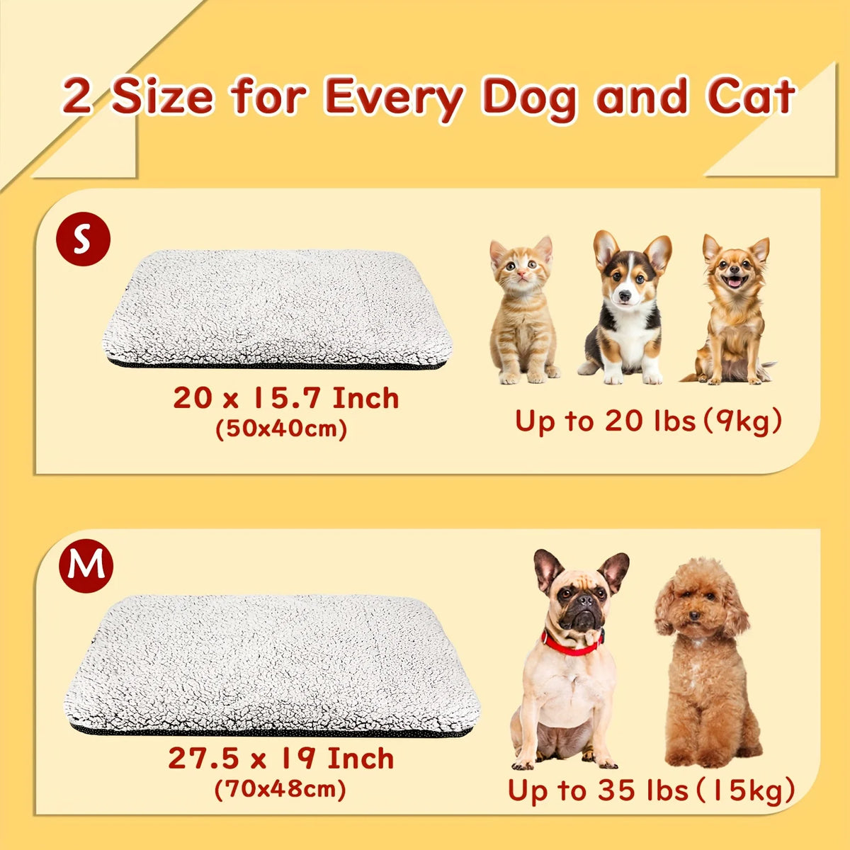 Self-Warming Pet Pads Blanket