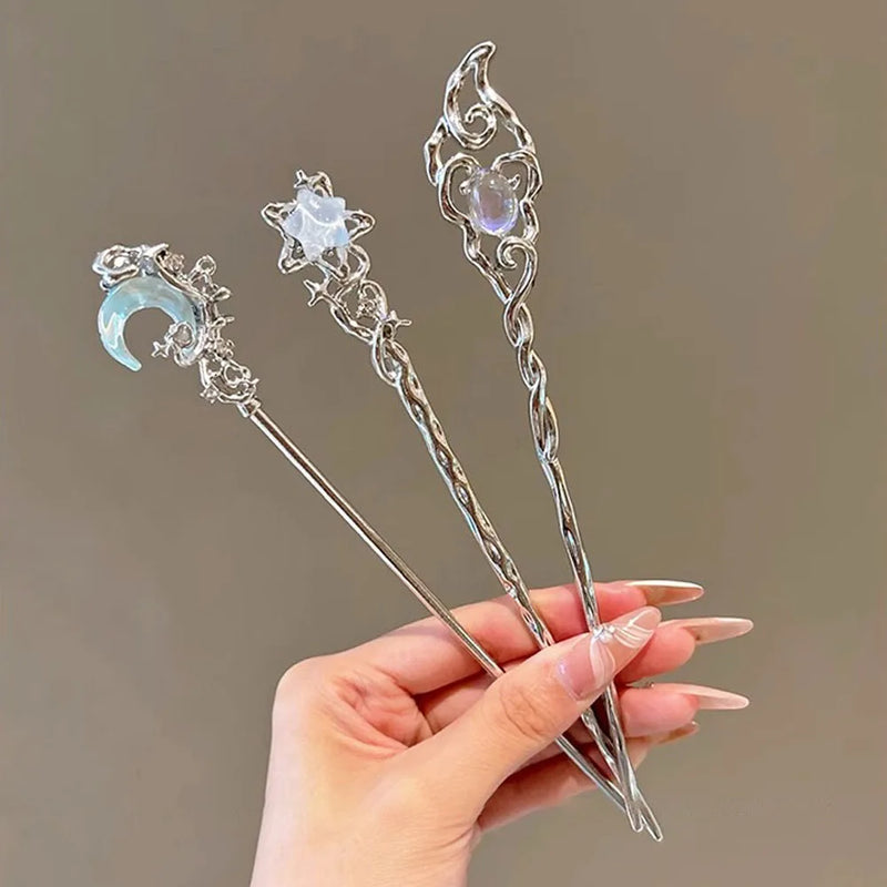 French Gemstone Hairpin