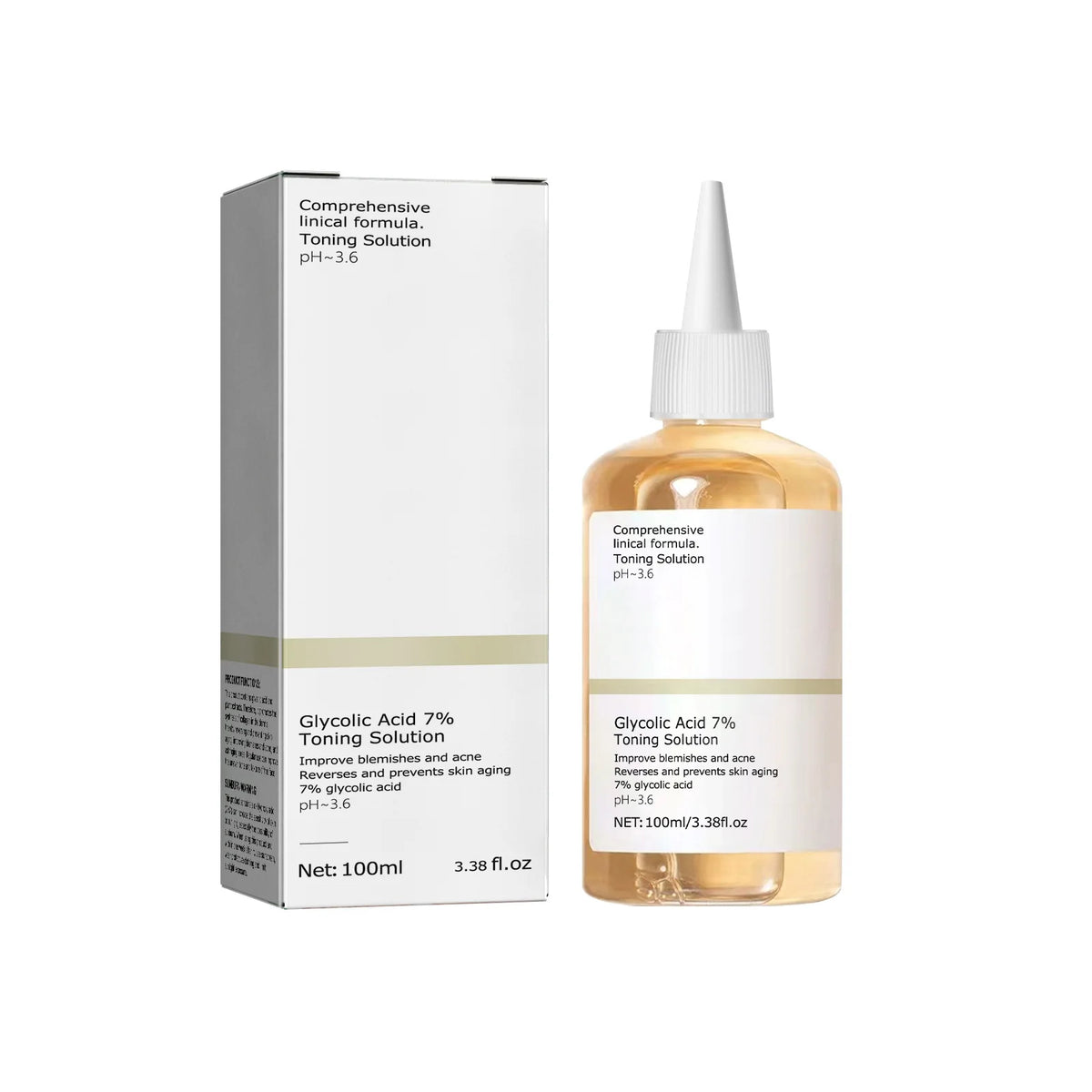 Radiant Clear Skin Toner, Glycolic Acid 7%