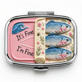 Retro Metal Pill Box