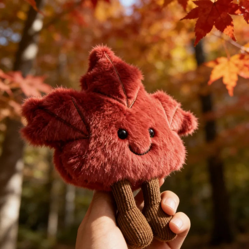 Autumn Cute Maple Leaf Bag Charm