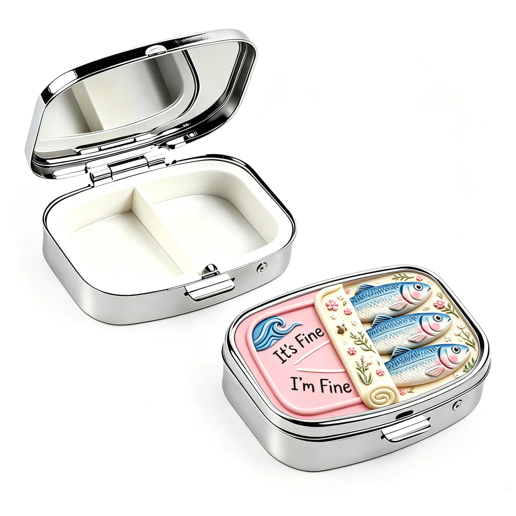 Retro Metal Pill Box