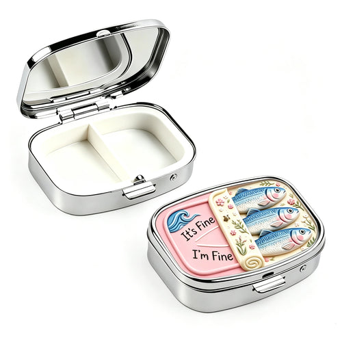 Retro Metal Pill Box