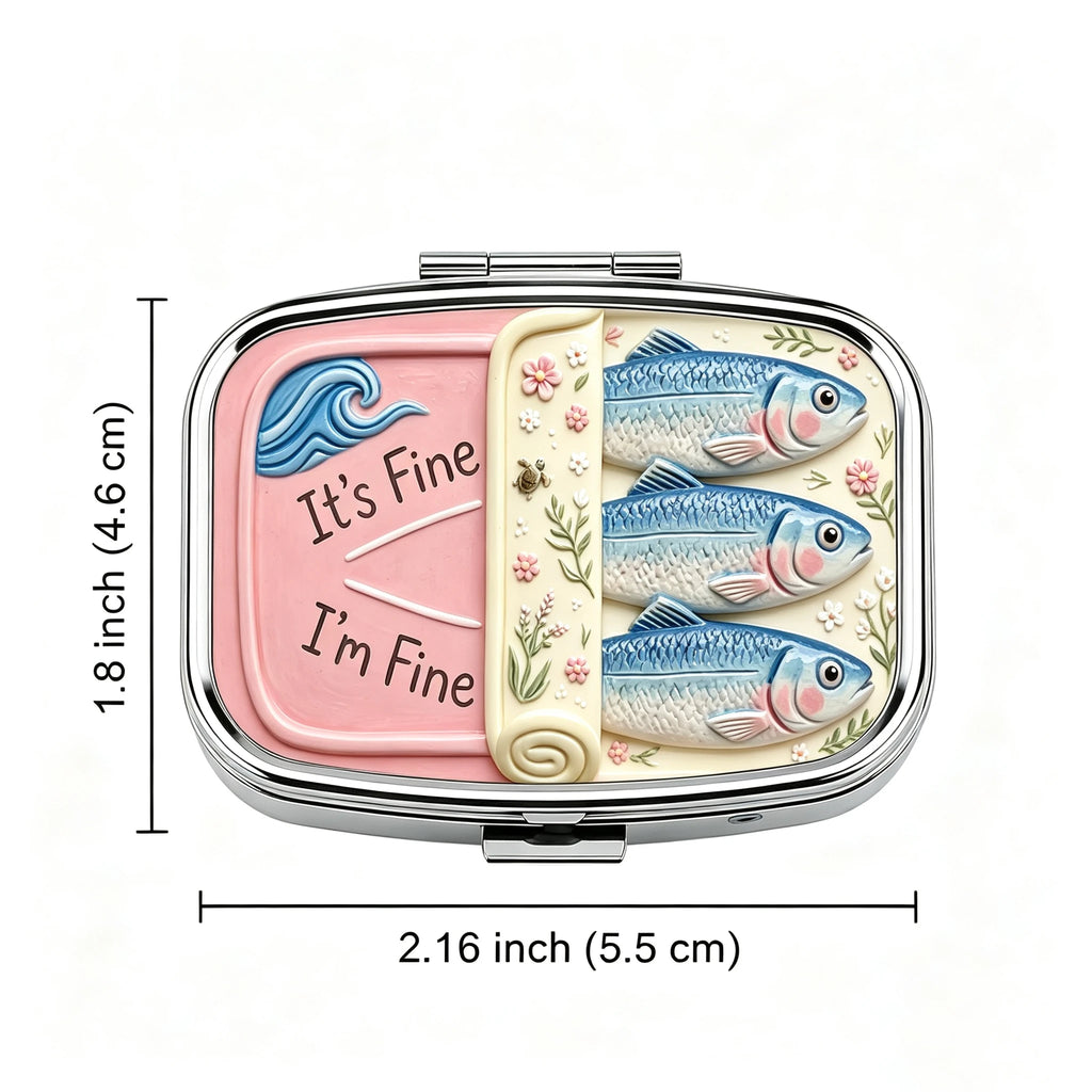 Retro Metal Pill Box