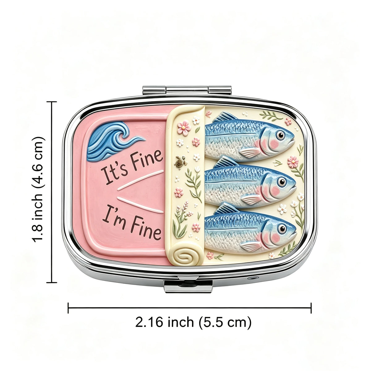 Retro Metal Pill Box